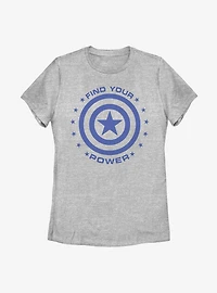 Marvel Captain America Power Womens T-Shirt