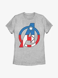 Marvel Captain America Avenger Womens T-Shirt