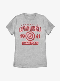 Marvel Captain America Captain's Property Womens T-Shirt