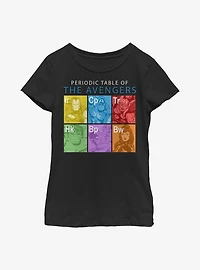 Marvel Avengers Chem Youth Girls T-Shirt