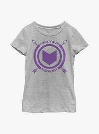 Marvel Hawkeye Power Of Youth Girls T-Shirt