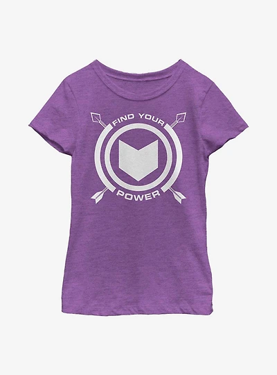 Marvel Hawkeye Power Of Youth Girls T-Shirt