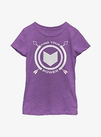 Marvel Hawkeye Power Of Youth Girls T-Shirt