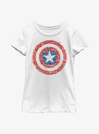 Marvel Captain America Super Soldier Youth Girls T-Shirt