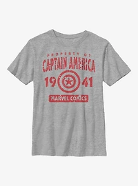 Marvel Captain America Captain's Property Youth T-Shirt