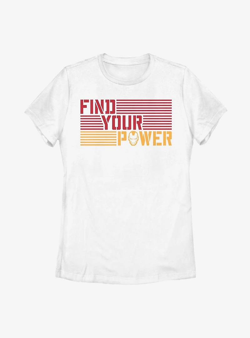 Marvel Iron Man Power Womens T-Shirt