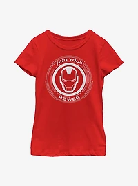 Marvel Iron Man Power Of Youth Girls T-Shirt