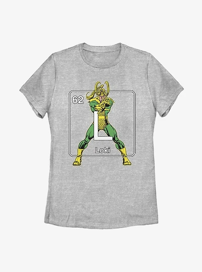 Marvel Loki Periodic Womens T-Shirt