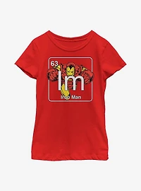 Marvel Iron Man Periodic Youth Girls T-Shirt