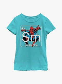 Marvel Spider-Man Periodic Youth Girls T-Shirt