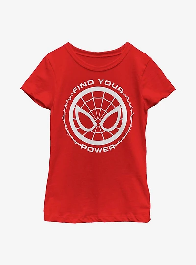 Marvel Spider-Man Spider Power Youth Girls T-Shirt
