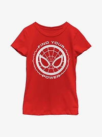 Marvel Spider-Man Spider Power Youth Girls T-Shirt