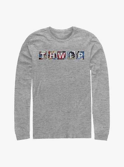 Marvel Spider-Man Comic Thwip Long-Sleeve T-Shirt