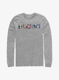 Marvel Spider-Man Comic Thwip Long-Sleeve T-Shirt