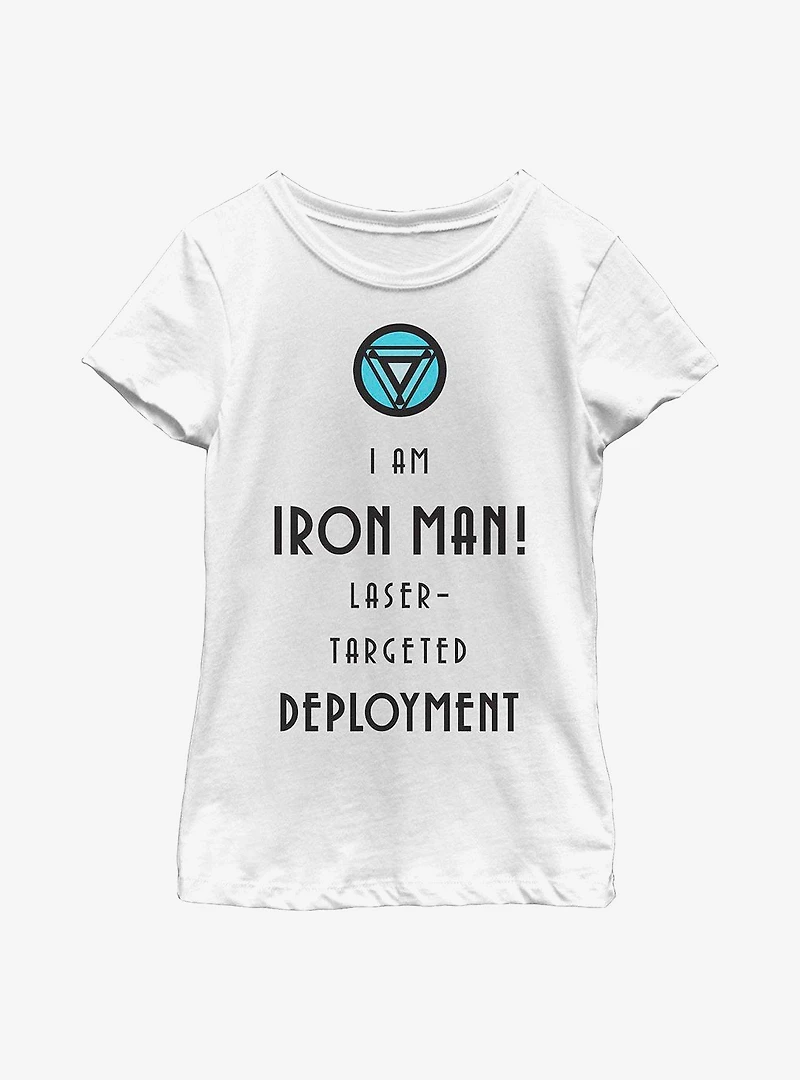 Marvel Iron Man Deployment Youth Girls T-Shirt