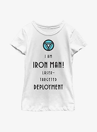 Marvel Iron Man Deployment Youth Girls T-Shirt