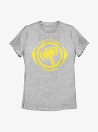 Marvel Thor Power Womens T-Shirt