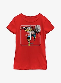 Marvel Thor Periodic Youth Girls T-Shirt