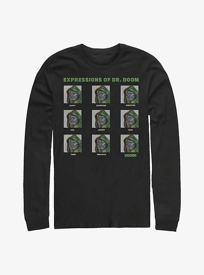 Marvel Fantastic Four Expressions Of Doom Long-Sleeve T-Shirt