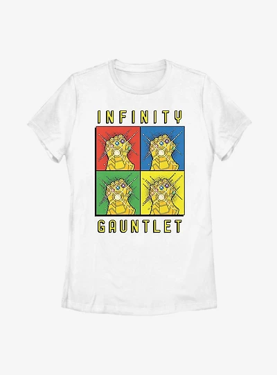 Marvel Avengers Warhol Gauntlet Womens T-Shirt