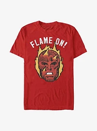 Marvel Fantastic Four Flame On T-Shirt