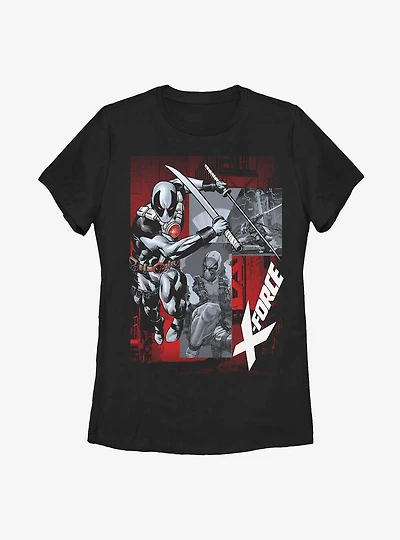 Marvel Deadpool DP Comics Womens T-Shirt
