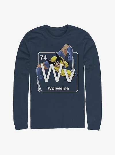 Marvel Wolverine Periodic Long-Sleeve T-Shirt