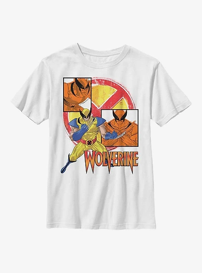 Marvel Wolverine Claw Panels Youth T-Shirt