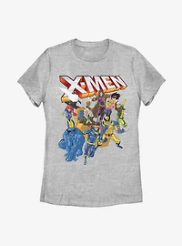 Marvel X-Men Distressed Goup Shot Womens T-Shirt