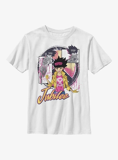 Marvel X-Men Jubilee Panels Youth T-Shirt