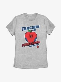 Marvel Spider-Man Teachers Are Superheroes Womens T-Shirt