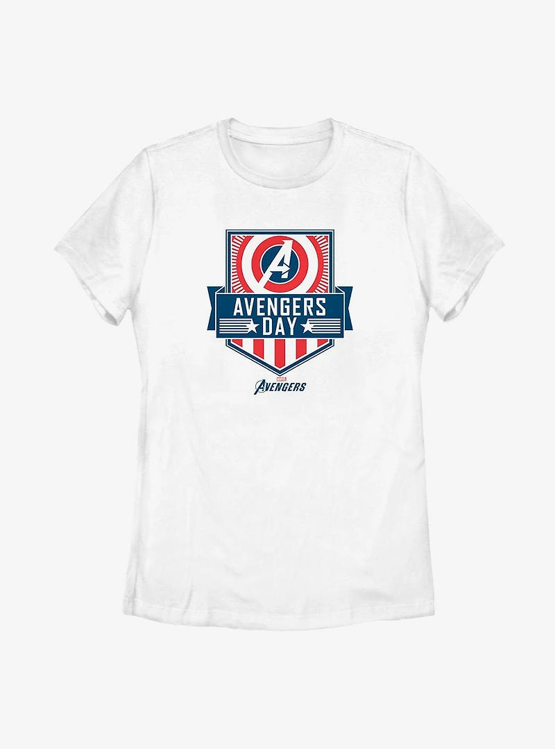 Marvel Captain America Day Of Avengers Womens T-Shirt