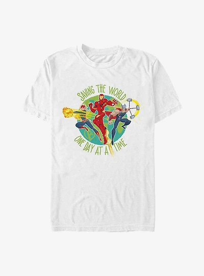 Marvel Avengers Saving The World T-Shirt
