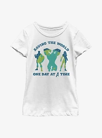 Marvel Avengers Team Earth Day Youth Girls T-Shirt