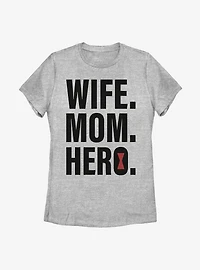 Marvel Black Widow Wife Mom Womens T-Shirt