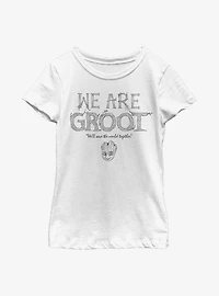 Marvel Guardians Of The Galaxy Grow Together Youth Girls T-Shirt