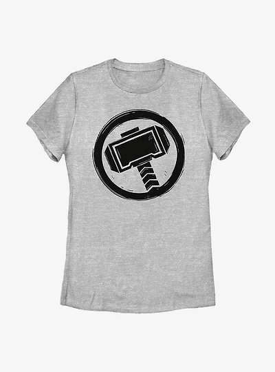Marvel Thor Woodcut Womens T-Shirt