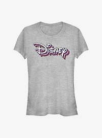 Disney Classic Retro Rainbow Logo Girls T-Shirt