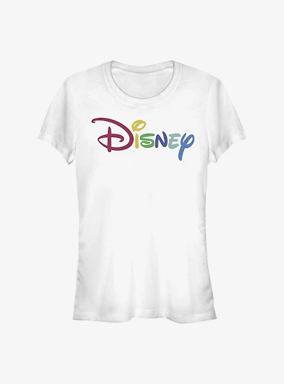 Disney Classic Multicolor Logo Girls T-Shirt