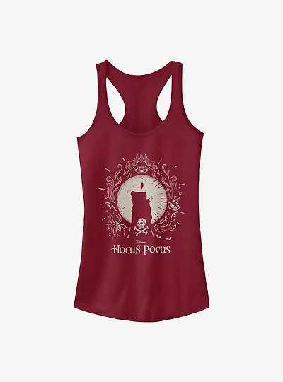 Disney Hocus Pocus Black Flame Girls Tank