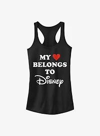 Disney Classic I Heart Logo Girls Tank