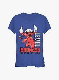 Disney Lilo & Stitch Badness Level Girls T-Shirt