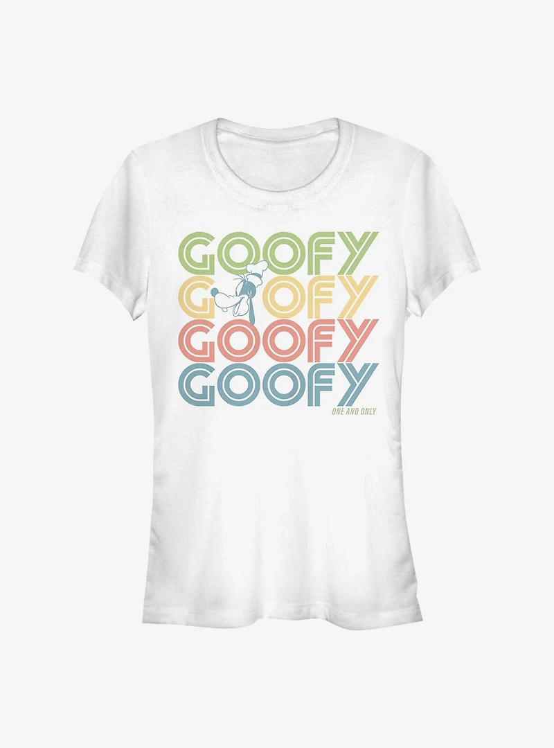 Disney Goofy Retro Stack Girls T-Shirt
