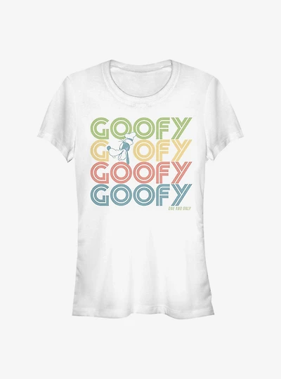 Disney Goofy Retro Stack Girls T-Shirt