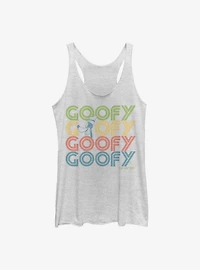 Disney Goofy Retro Stack Girls Tank