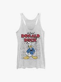 Disney Donald Duck Original Donald Sketchbook Girls Tank