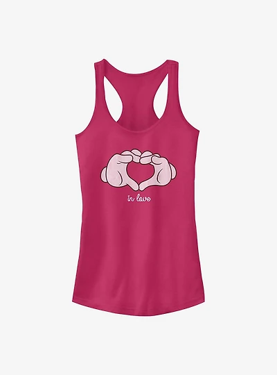Disney Mickey Mouse Glove Heart Girls Tank