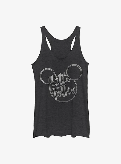 Disney Mickey Mouse Hello Folks Girls Tank