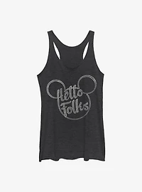 Disney Mickey Mouse Hello Folks Girls Tank