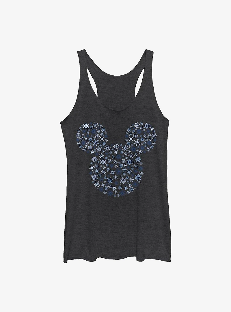 Disney Mickey Mouse Mickey Ear Snowflakes Girls Tank